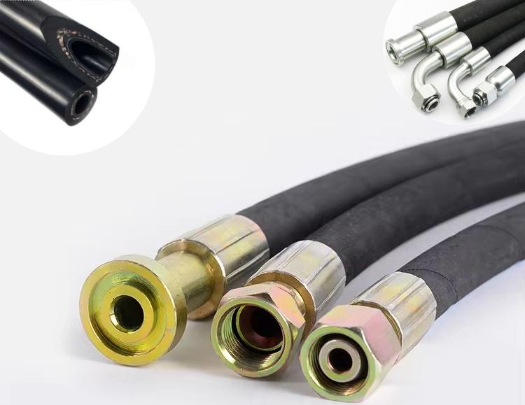 SAE 100RAT/EN853 SN Steel Wire Braided Hydraulic Hose - High-Performance Oil-Resistant Delivery Solu