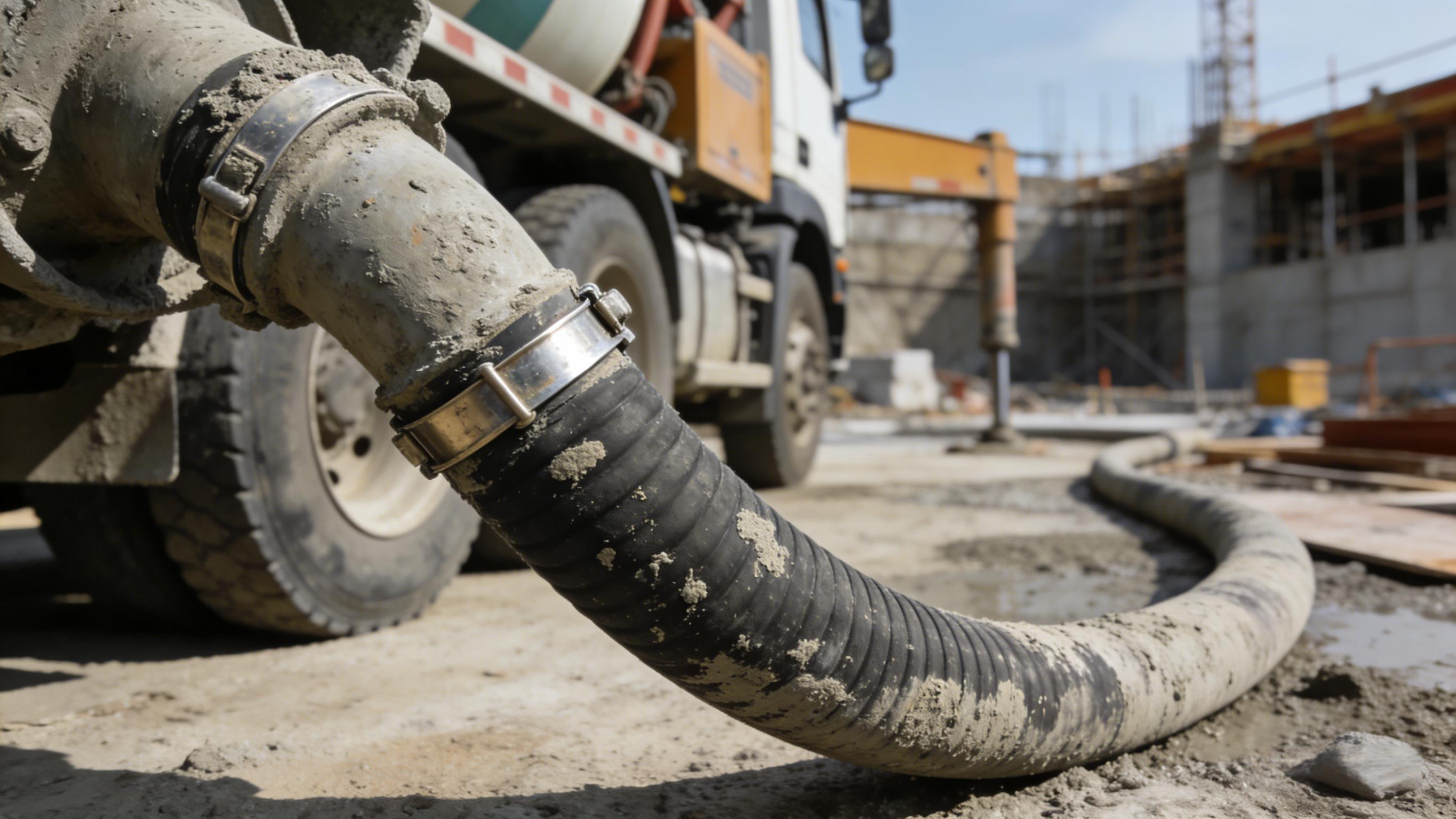 How to Choose a Cement Shotcrete Hose? Complete Analysis of Pressure, Inner Diameter, and Wear Layer