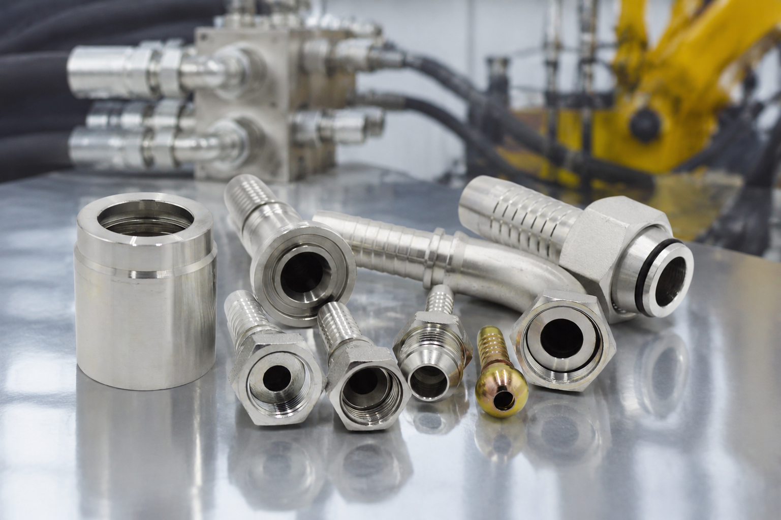 One-Piece Hydraulic Fittings vs. Crimp Fittings: An In-Depth Comparison of Structural Differences an