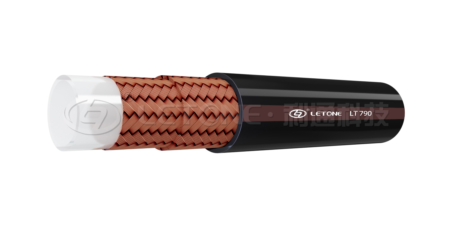 Fiber braided high-pressure resin hose