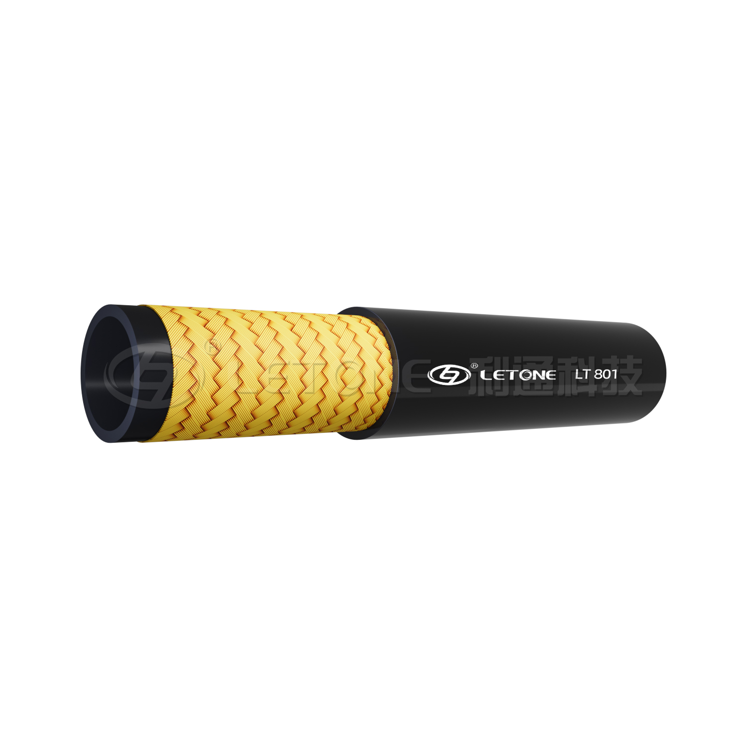 Braided steel wire air hose
